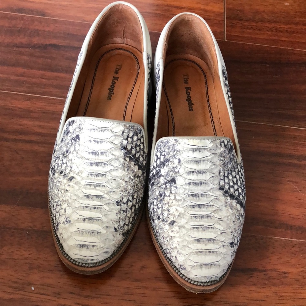 The Kooples Snakeskin Loafer